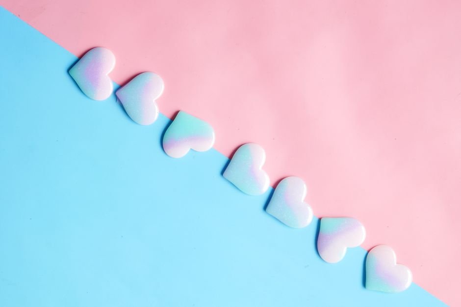 Pastel Hearts Tote